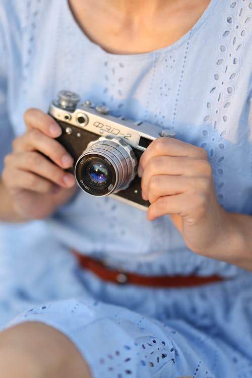 Gratis stockfoto met blauw, camera, cameralens