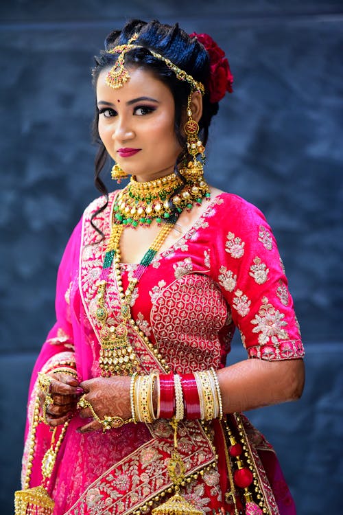 Portrait of Woman in Traditional Clothing