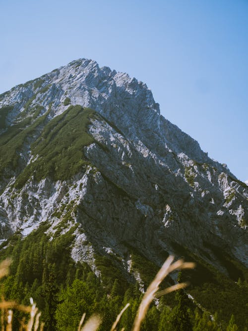 Landschap Foto Van Een Hoge Berg In De Oostenrijks/Slowaakse Alpen