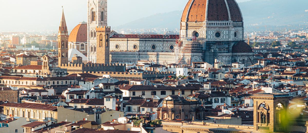 Panorámica de Florencia con la catedral de Santa María del Fiore