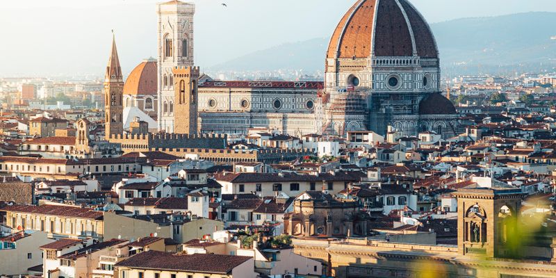 Panorámica de Florencia con la catedral de Santa María del Fiore