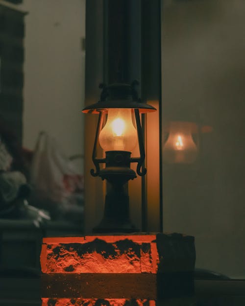A Vintage Oil Lamp 