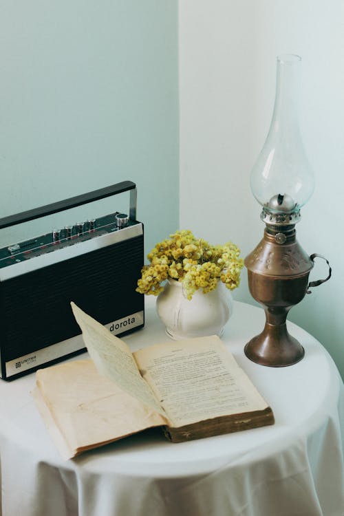 A Table with Antique Items 