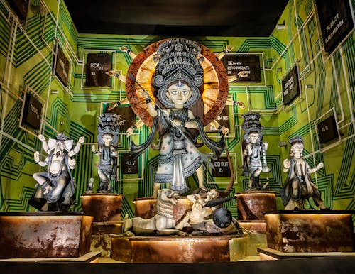 Display of Statues of Gods and Goddesses 