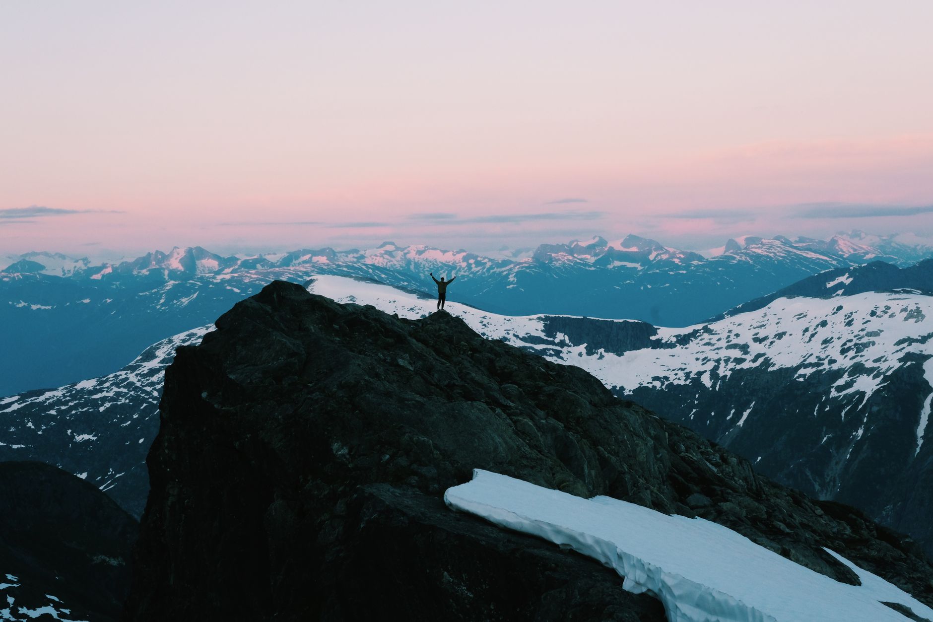 The last push to the summit