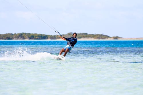 Kite Surfer on Sea