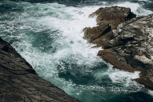 Waves Splashing on Rocks of Mizen Head