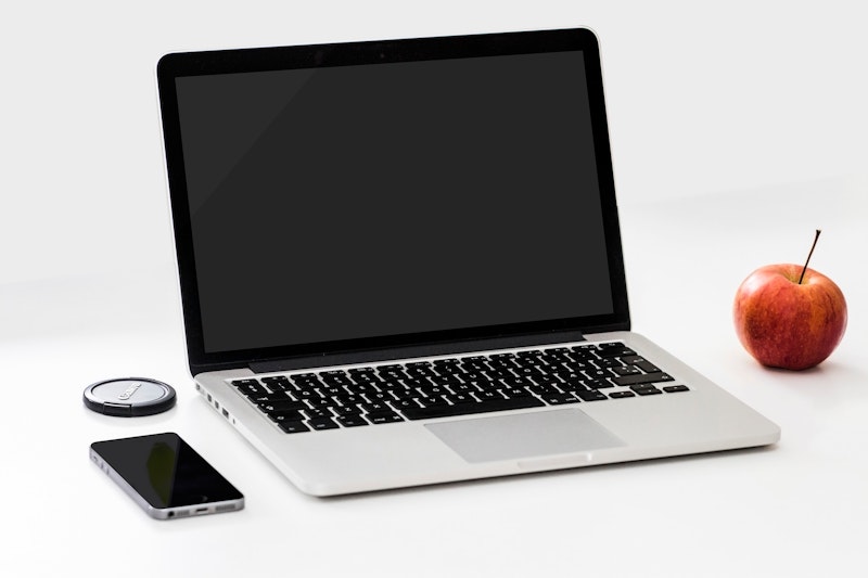 Mac Laptop Closeup
