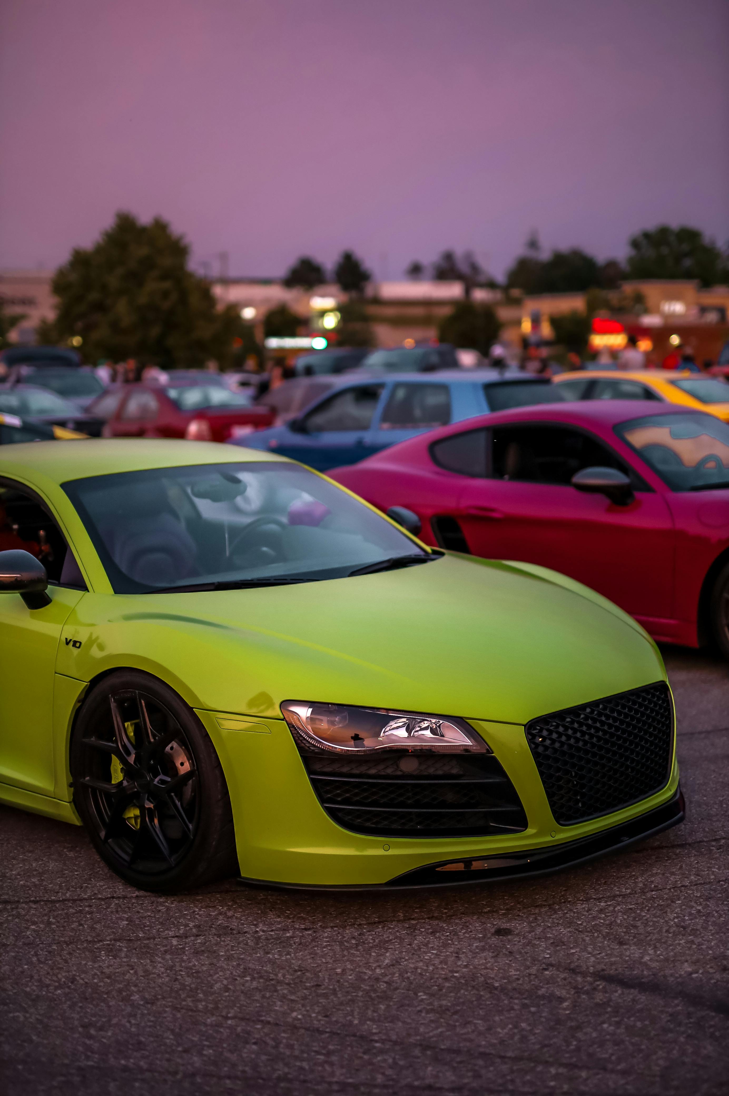 fondo de pantalla de audi r8 spyder negro