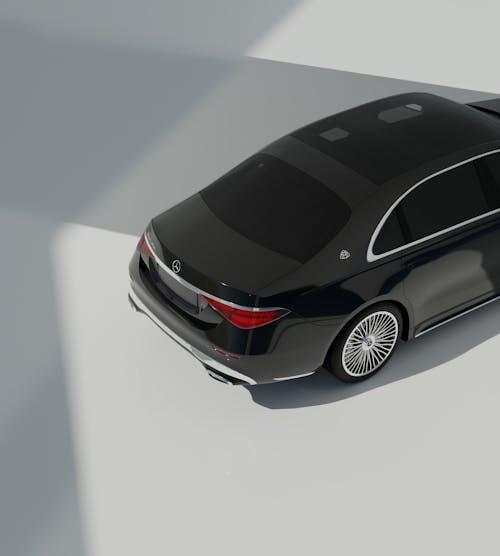 Render of a Black Car