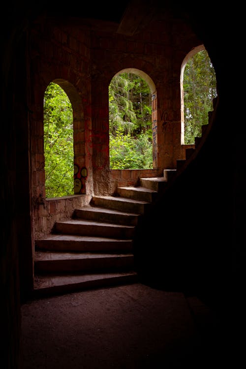 城, 階段の無料の写真素材