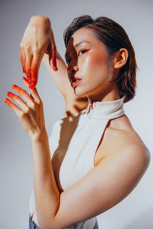 Immagine gratuita di dipingere, dita, donna asiatica