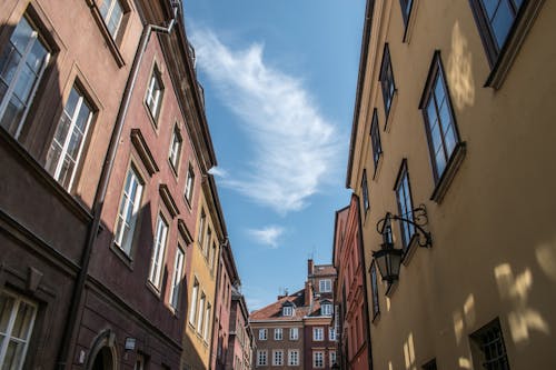 Buildings in a Narrow Street