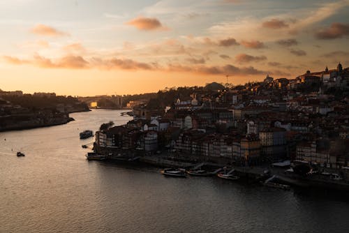 Porto in Portugal at Dusk