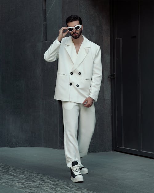 Model in White Suit 