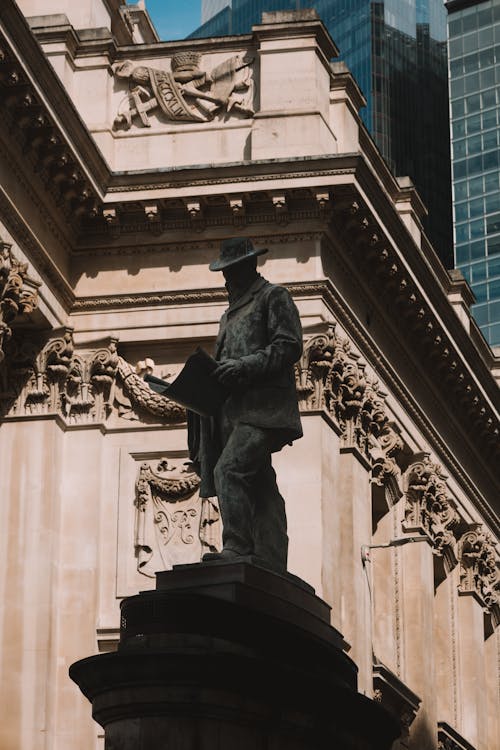 Statue near Building in London