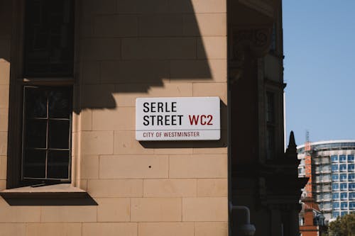 Serle Street in City of Westminster