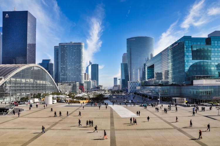 La Defense Business District In France