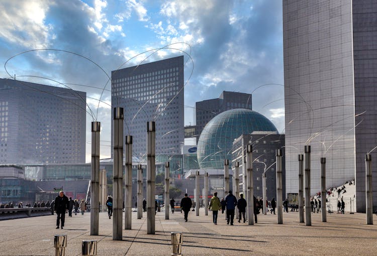 Modern Architecture Of La Defense District 