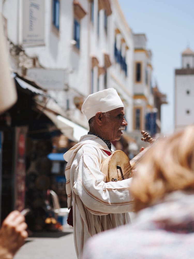 Musician With Rebab