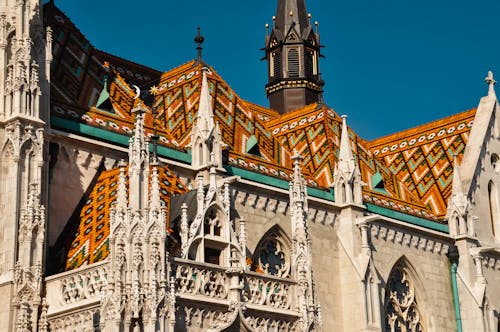 Fotos de stock gratuitas de arquitectura gótica, azotea, Budapest