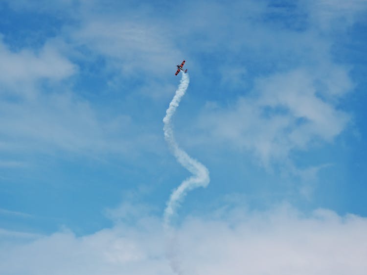 Acrobatic Airplane During Show