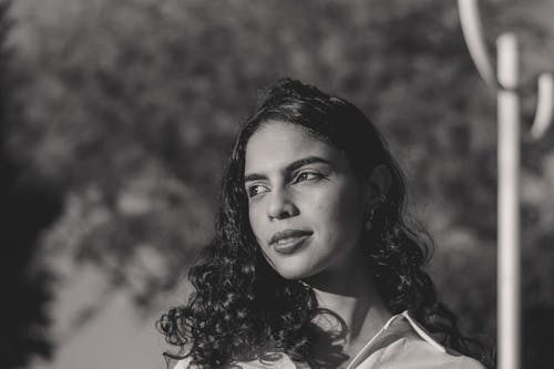 Portrait of a Woman Outdoors