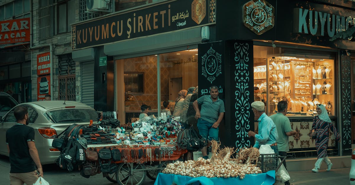 People Selling Stuff on a Street Market · Free Stock Photo