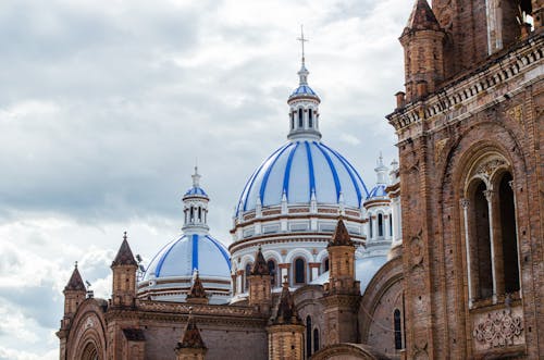 Blue Domes of the Cathedral of the Immaculate Conception