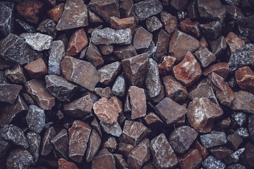 Close-up of a Lot of Rocks 