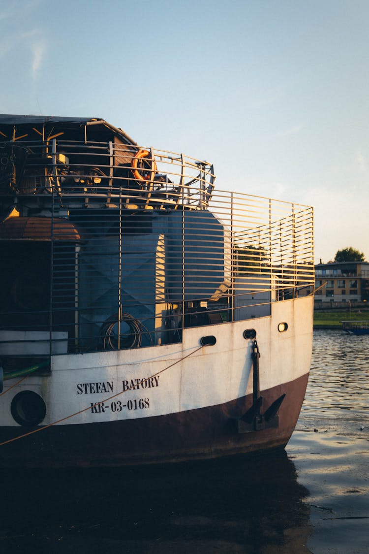 Moored Stefan Batory Ship