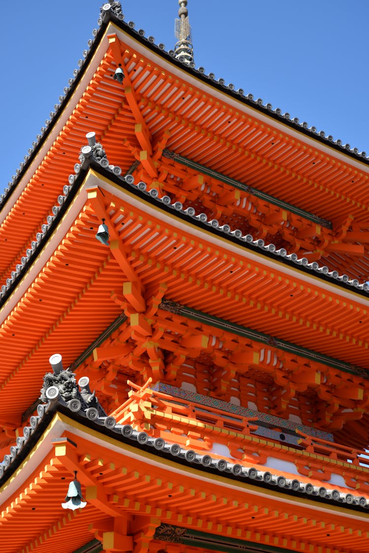 Orange Traditional Pagoda