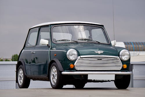 Green Mini Cooper