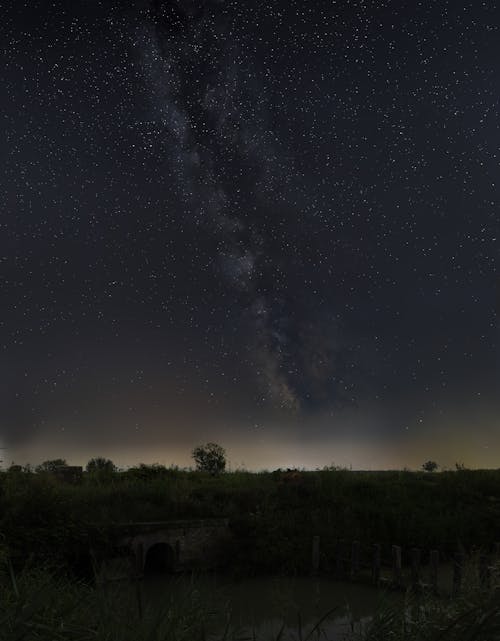 Foto stok gratis Bima Sakti, cielo stellato, langit berbintang