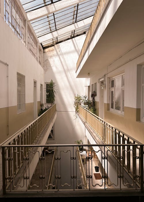 Balconies in Apartment Building