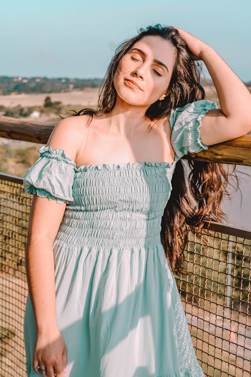 Woman in Summer Dress