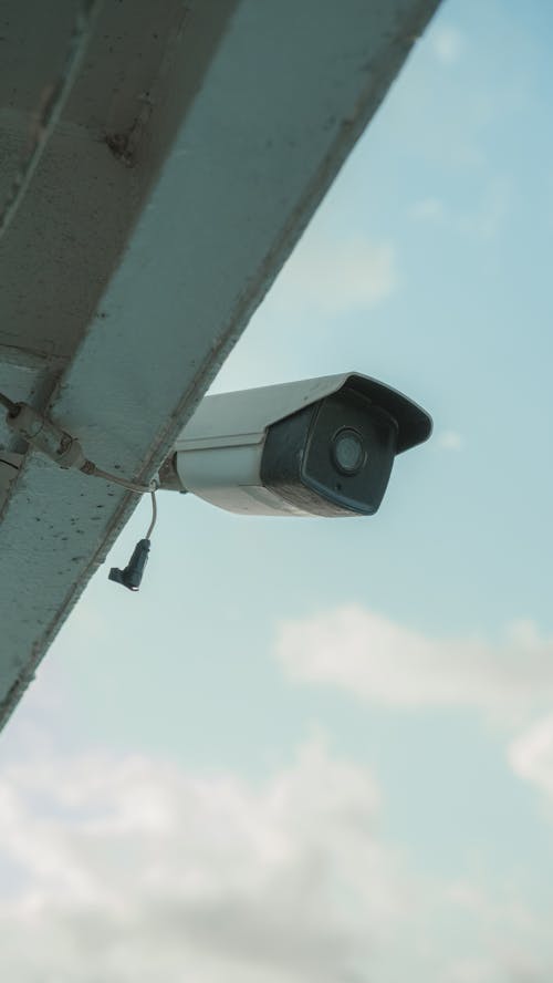 Security Camera on a Building