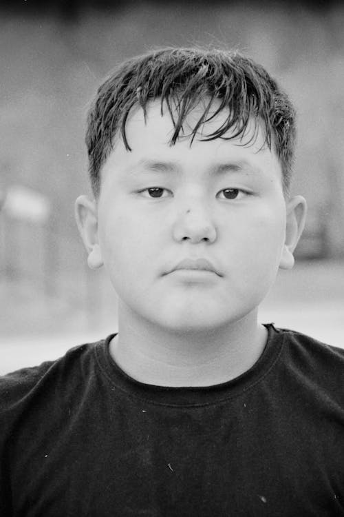 Portrait of Asian Teenage Boy