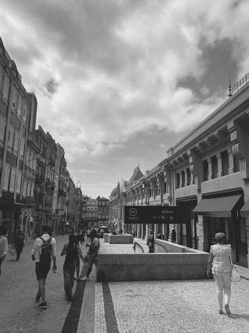 Fotos de stock gratuitas de blanco y negro, calle, calles de la ciudad