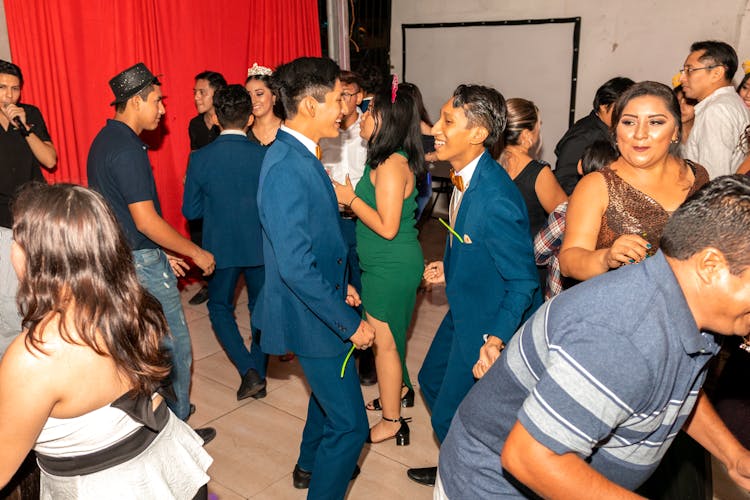 People Dancing At Party