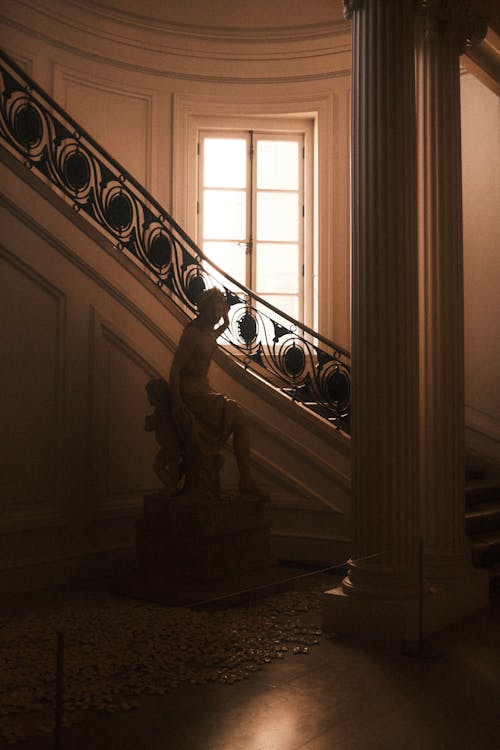 光, 博物館, 古典建筑 的 免费素材图片