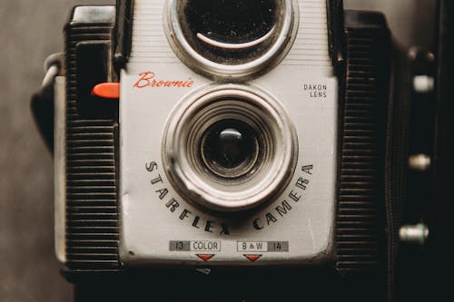 Close up of Vintage Camera