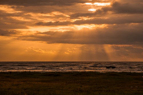 Sunset over the Sea 