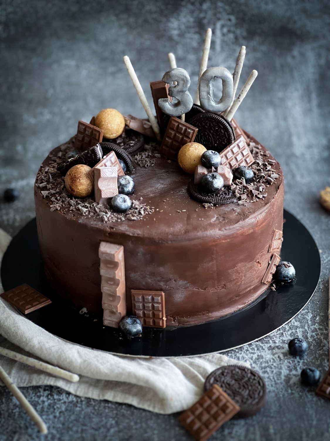 Chocolate Birthday Cake · Free Stock Photo
