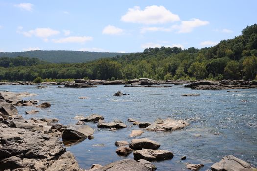 Rocks on River