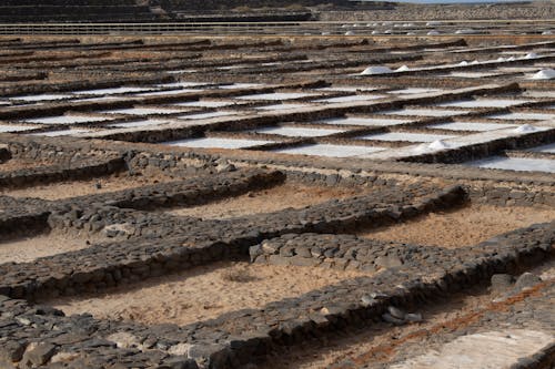 Salinas: A place where salt is extracted in the traditional way. 