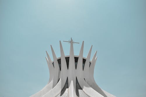 Cross On Top Of A Concrete Structure