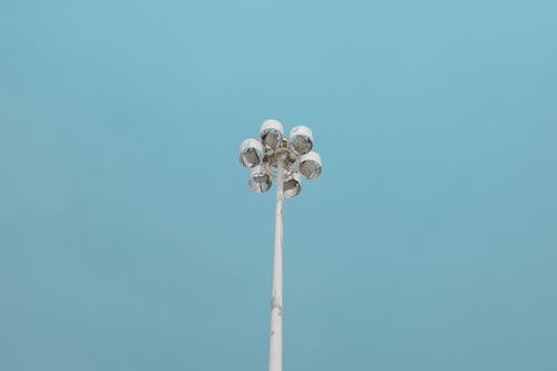 White Lamp Post