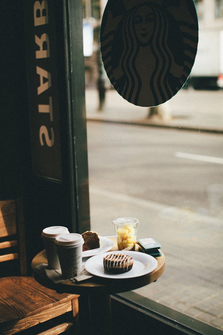 Food And Drinks At Starbucks