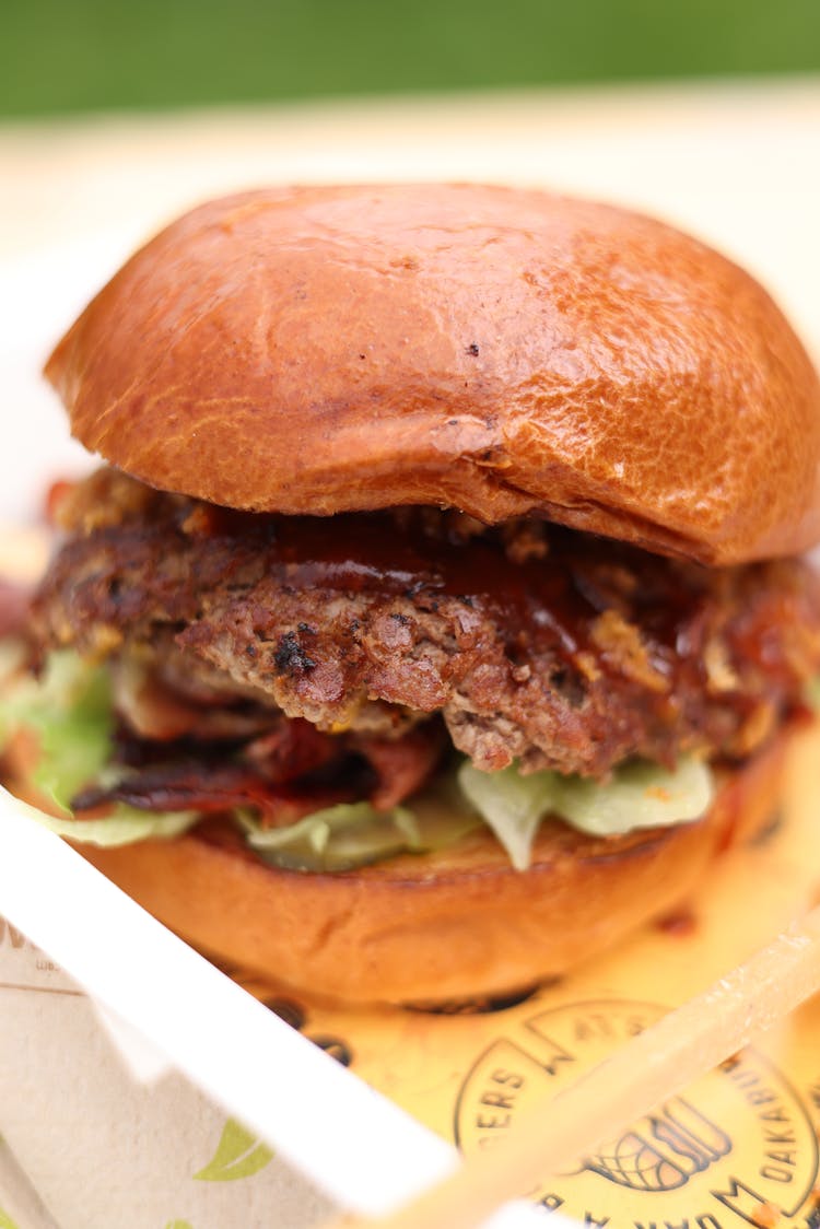 Close Up Of Burger